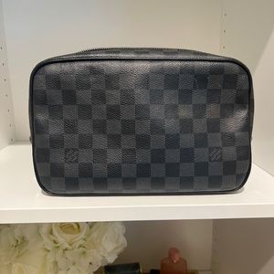 Louis Vuitton  Damier Infini Toiletry Pouch